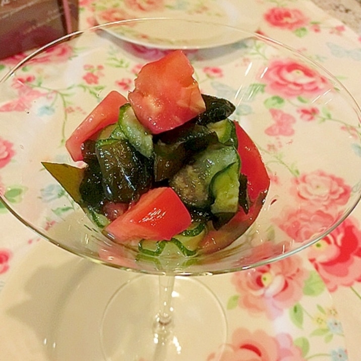 簡単☆夏野菜の酢の物♪